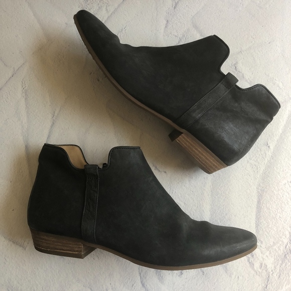Paul Green Slate Gray Ankle Booties 37 - Picture 1 of 8